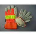 Hi-Vis Schwein Korn Leder Thinsulate Futter Winter Handschuh (3521)